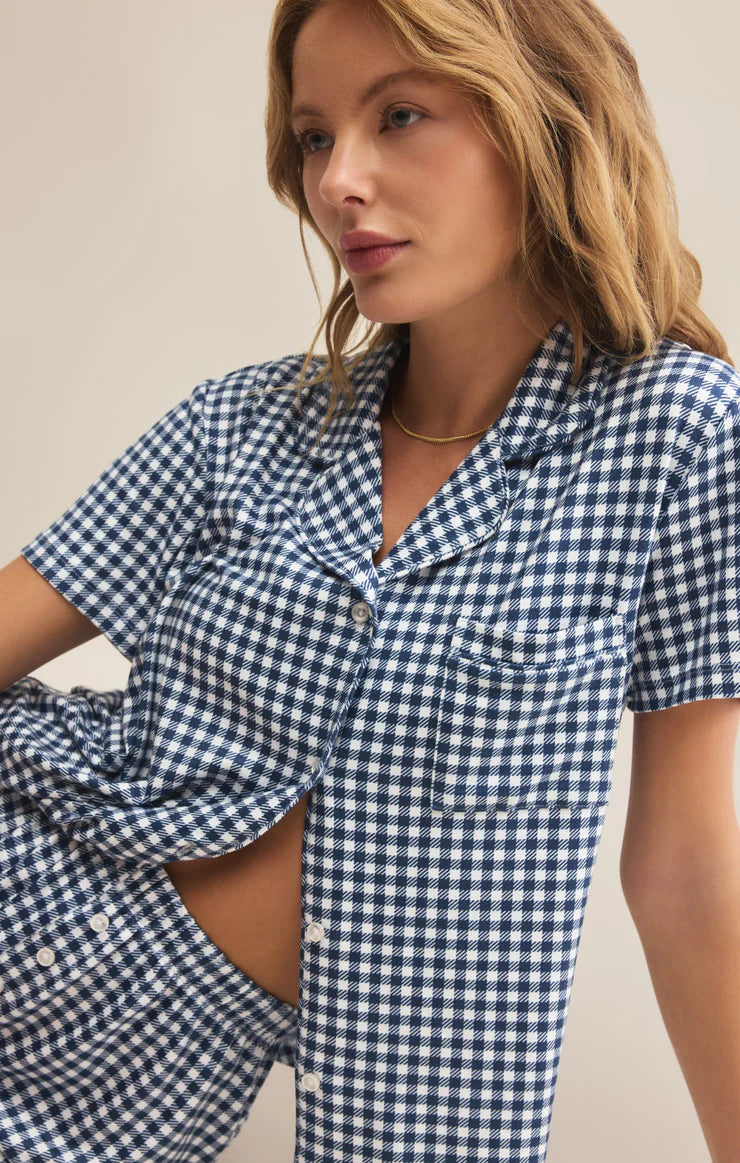 Z Supply Amy Gingham Top