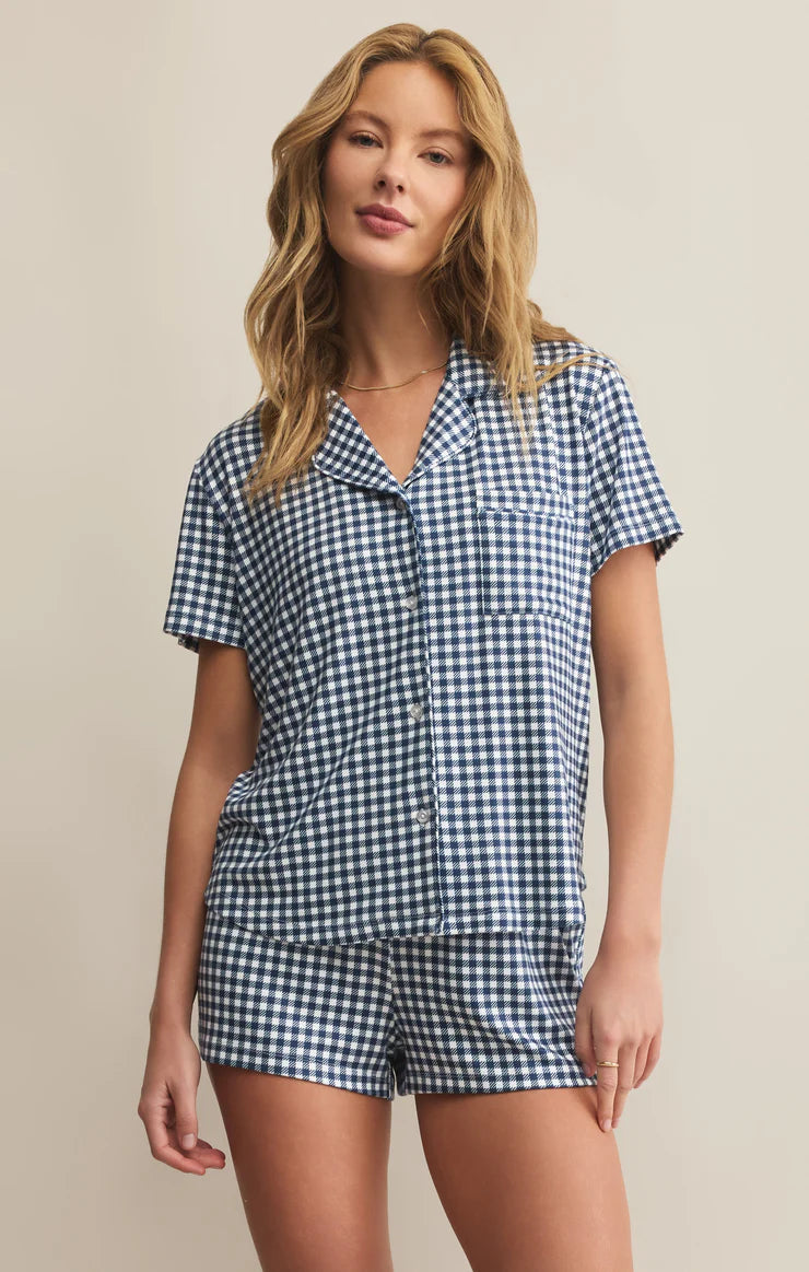 Z Supply Amy Gingham Top