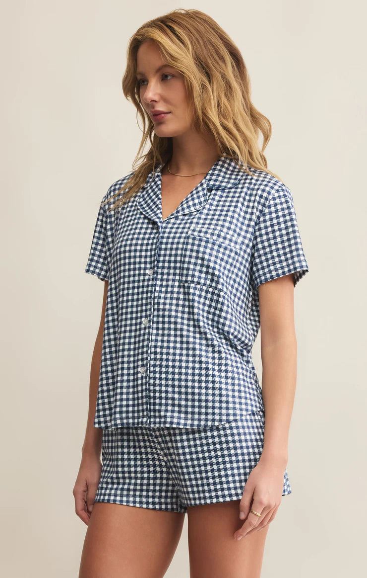 Z Supply Amy Gingham Top