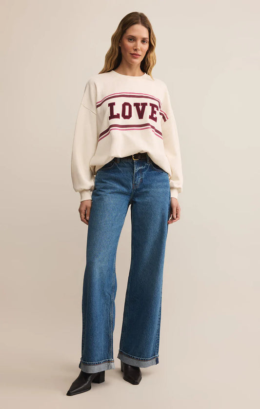 Z Supply Oversized Love Sweatshirt