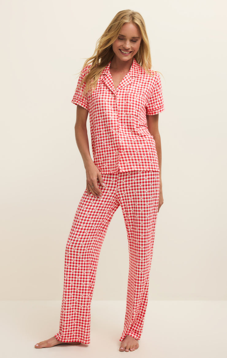 Z Supply Gingham PJ Top