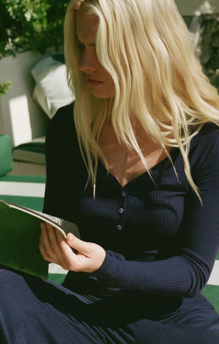 Z Supply Just Right Rib Henley Top