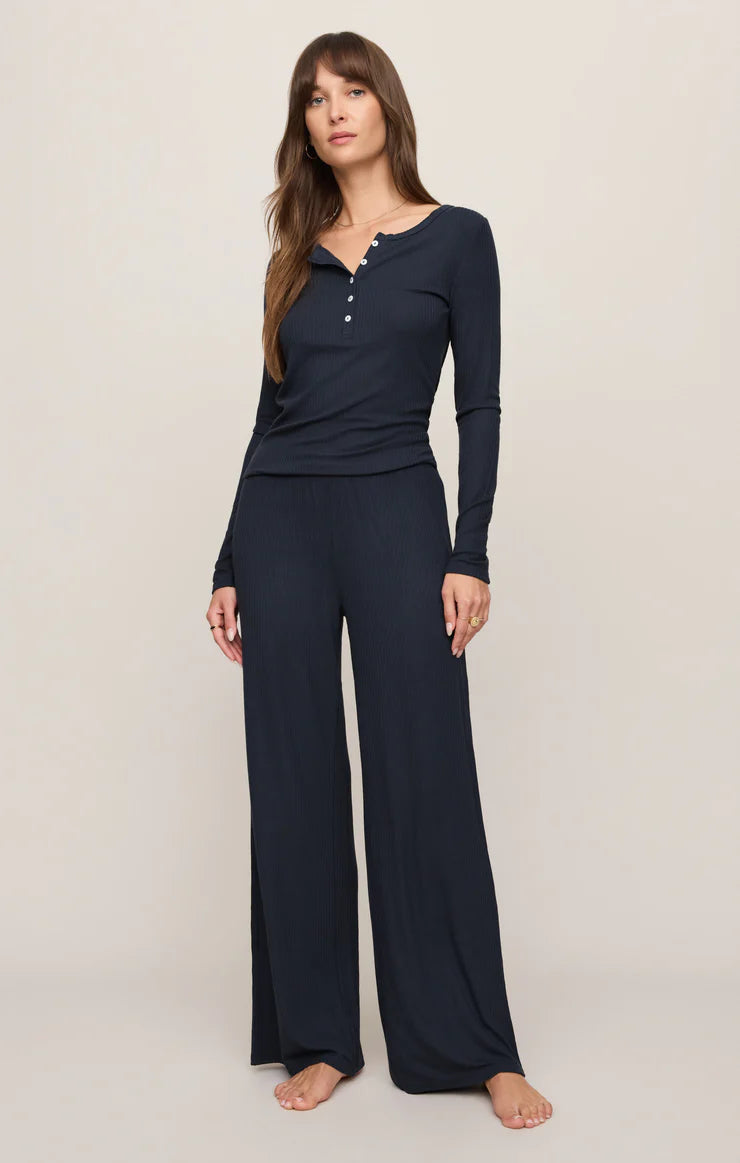 Z Supply Just Right Rib Henley Top