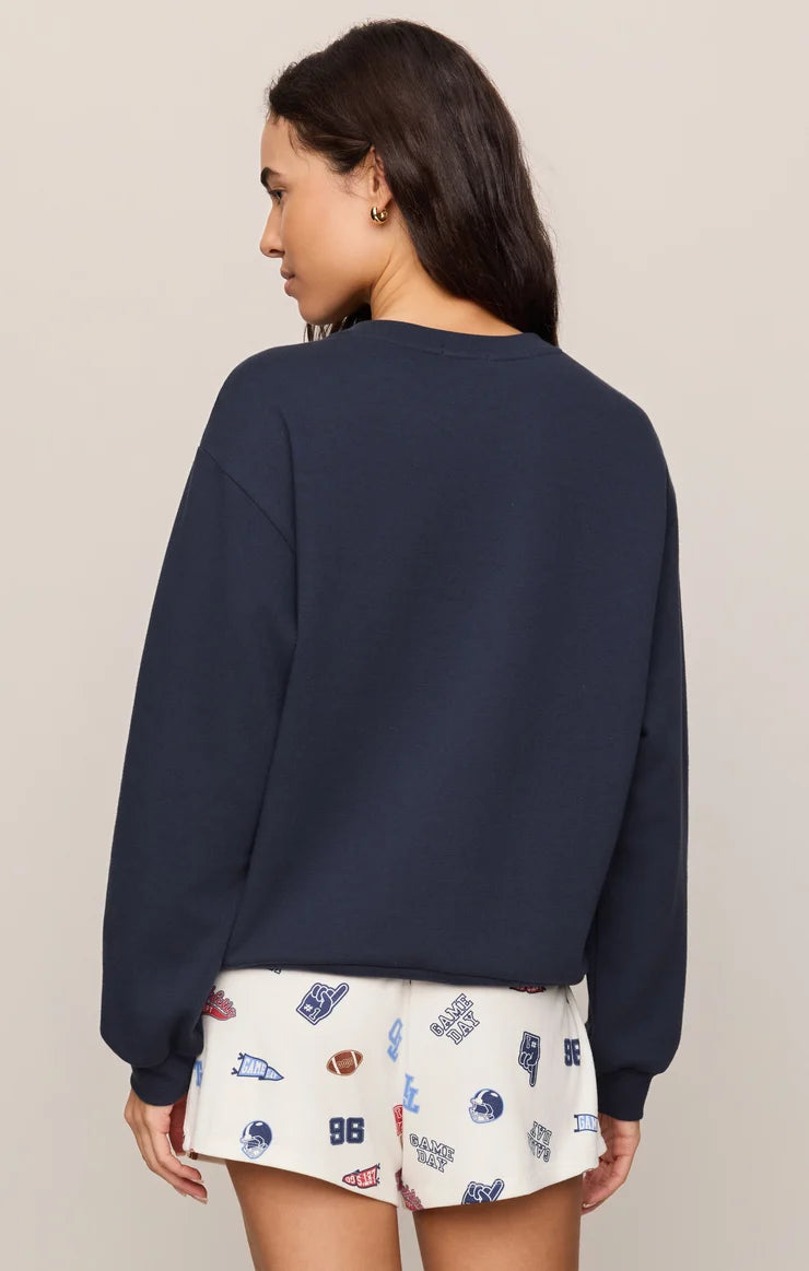 Z Supply Boyfriend Patch Sweatshirt