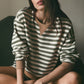 Z Supply Low Key Stripe Sweatshirt