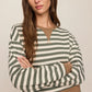 Z Supply Low Key Stripe Sweatshirt