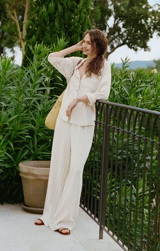 Z Supply Henri Striped Wide Leg Pant