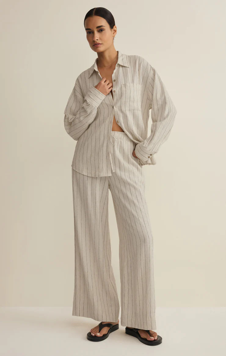 Z Supply Henri Striped Wide Leg Pant