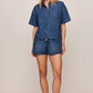 Z Supply Daycation Denim Utility Short