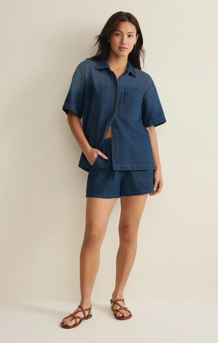 Z Supply Daycation Denim Utility Short