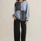 Z Supply Fair & Square Denim Sweatshirt