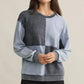 Z Supply Fair & Square Denim Sweatshirt