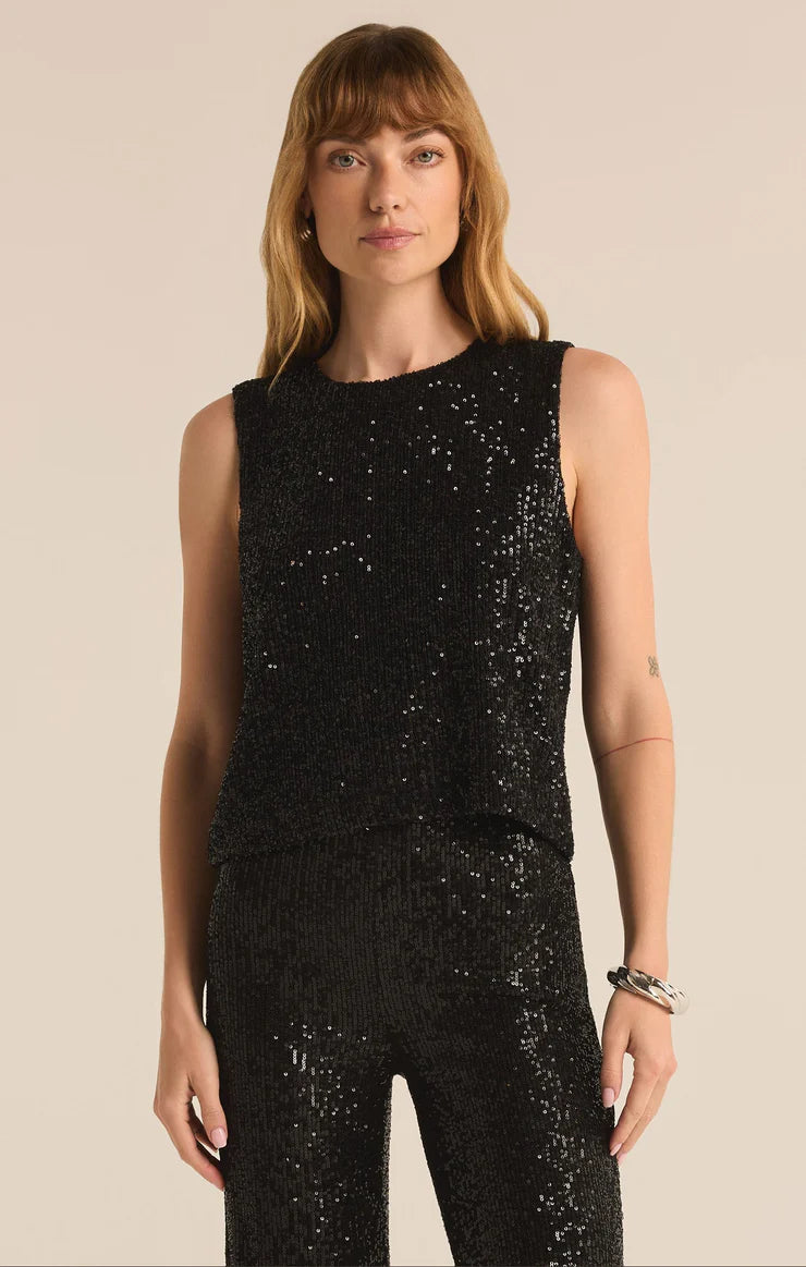 Z Supply Sloan Sequin Tank