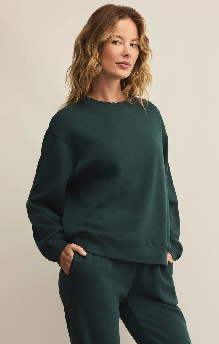 Z Supply Classic Boyfriend Fleece Sweatshirt