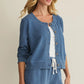 Z Supply Daily Knit Denim Cardigan