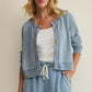 Z Supply Daily Knit Denim Cardigan