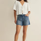 Z Supply La Belle Linen Top