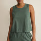 Z Supply Sloane Linen Cropped Tank