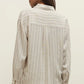 Alfie Striped Button Up Top