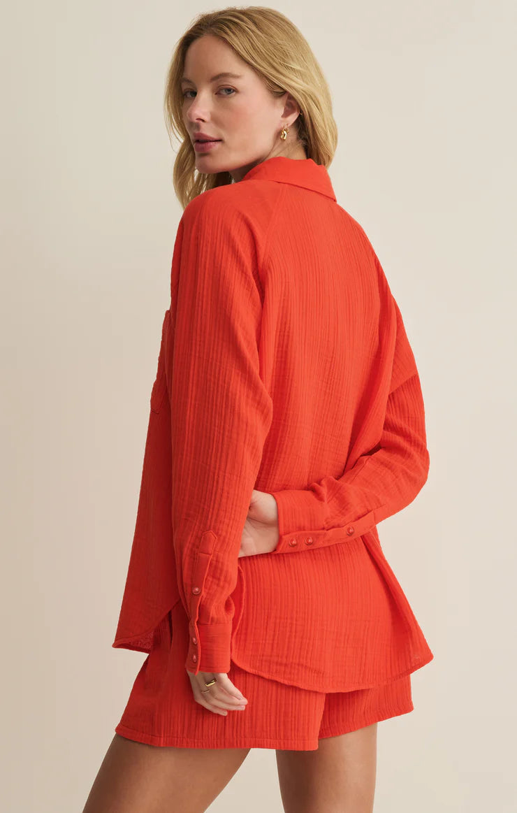 Z Supply The Perfect Airy Button Up