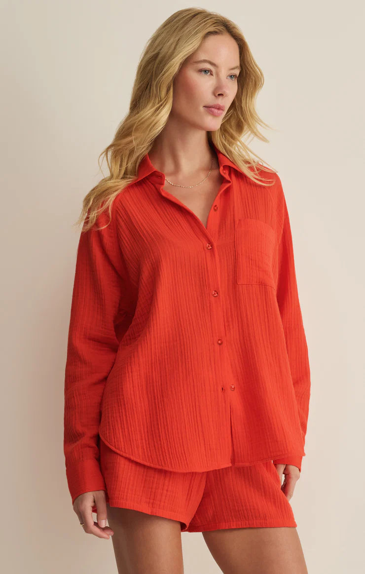 Z Supply The Perfect Airy Button Up