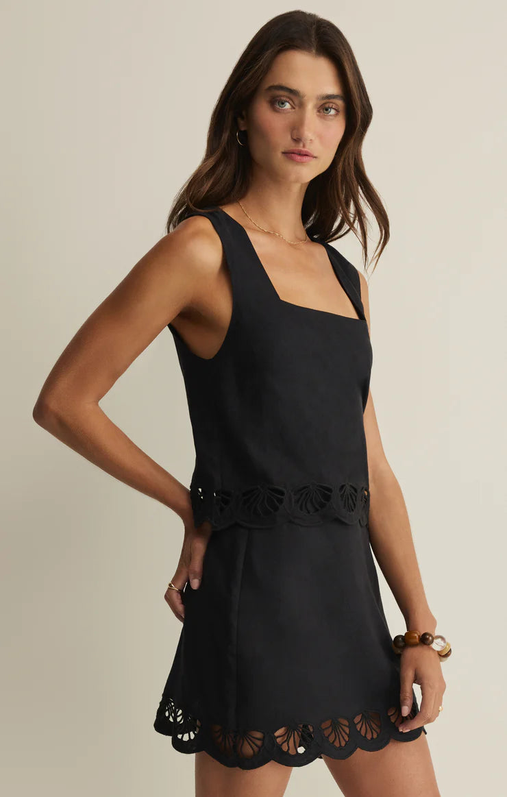 Z Supply Charlene Embroidered Top