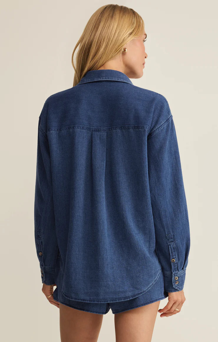 Z Supply The Perfect Twill Button Up