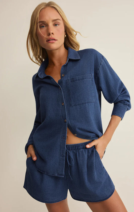 Z Supply The Perfect Twill Button Up