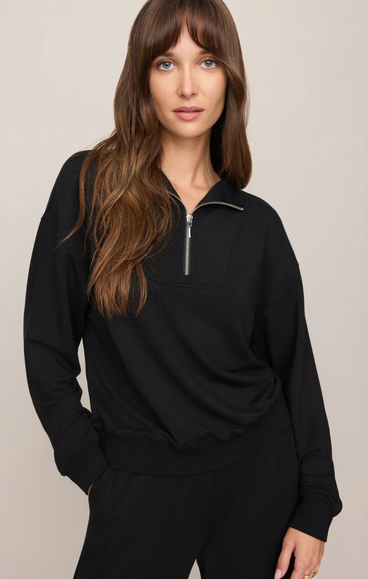 Z Supply Gate Check Modal Sweatshirt