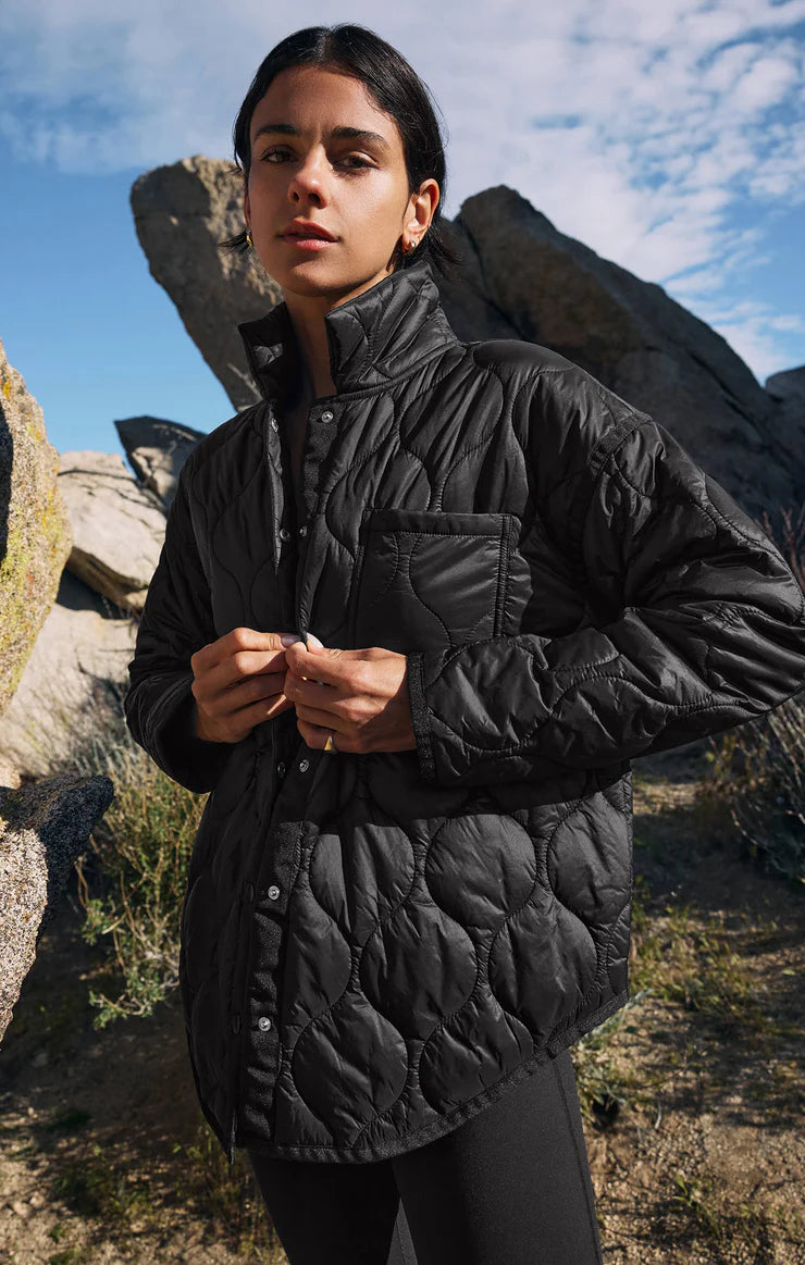 Z Supply Time Is Now Quilted Jacket