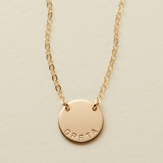 Made By Mary Mini Mama Zola Disc Necklace
