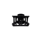 Open | Jet Black | Petite Claw Clip
