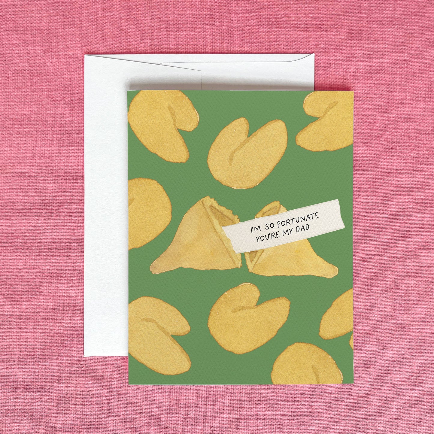Fortunate You're My Dad Greeting Card | Father's Day Card