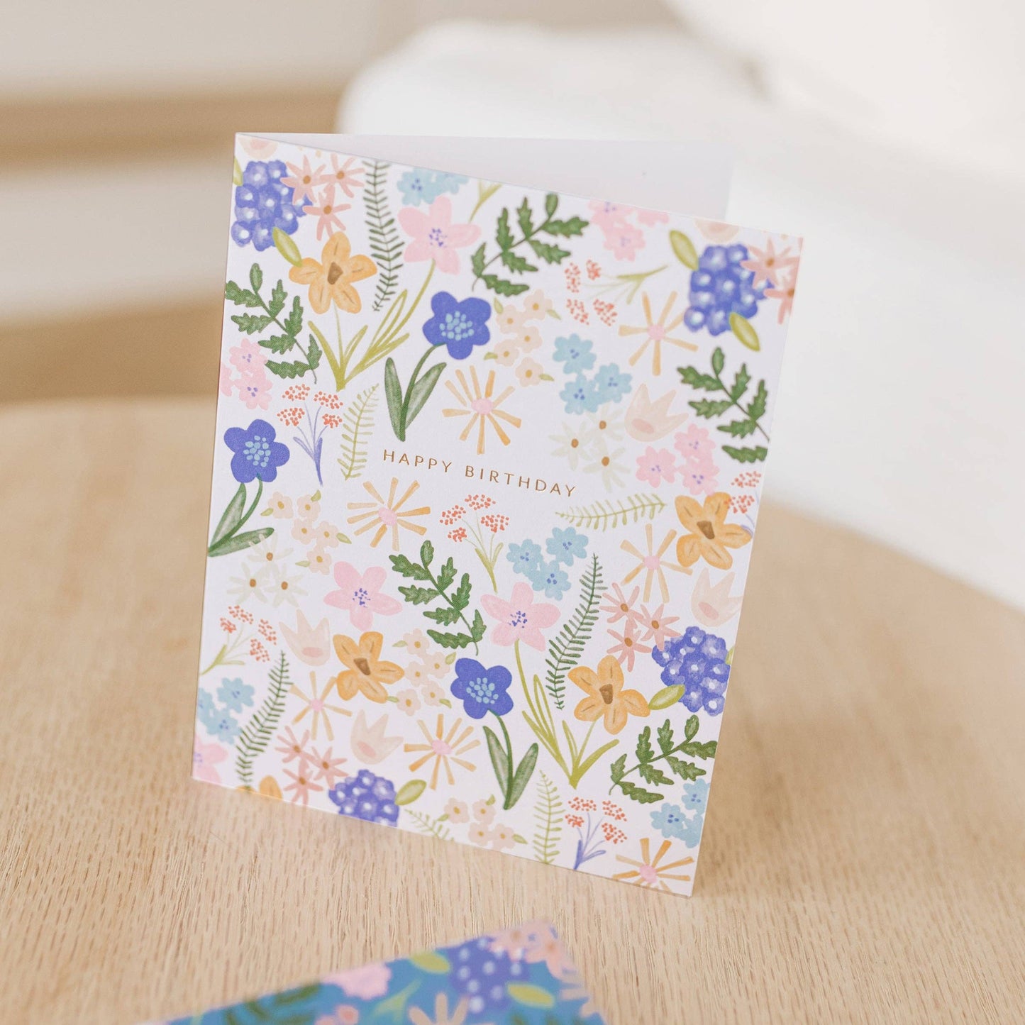 Birthday Floral Burst Greeting Card
