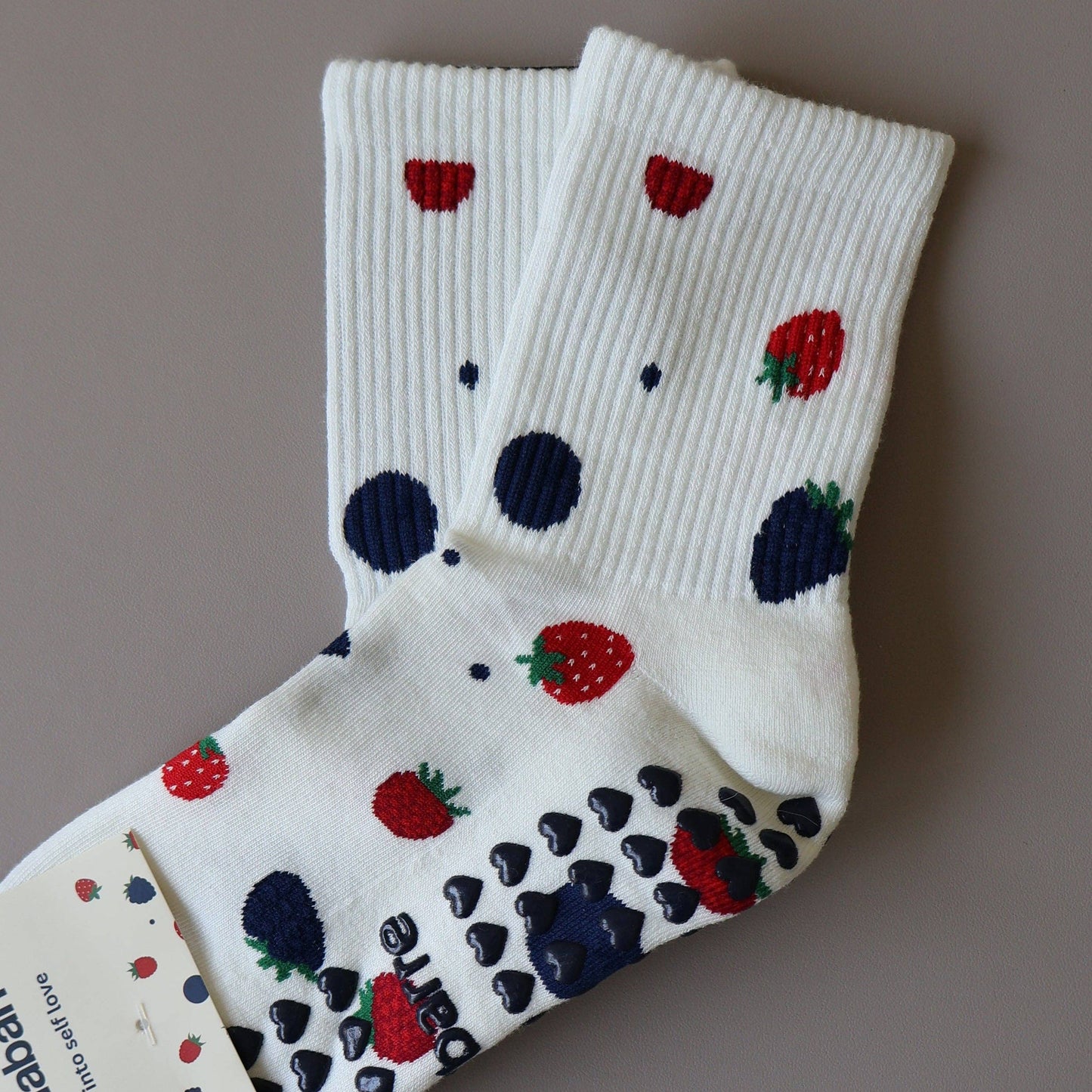 Berries & Cream Grip Socks