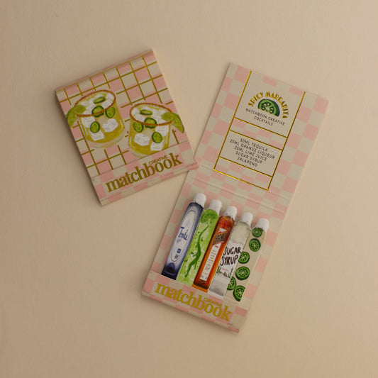 Spicy Margs Ingredients Matchbook
