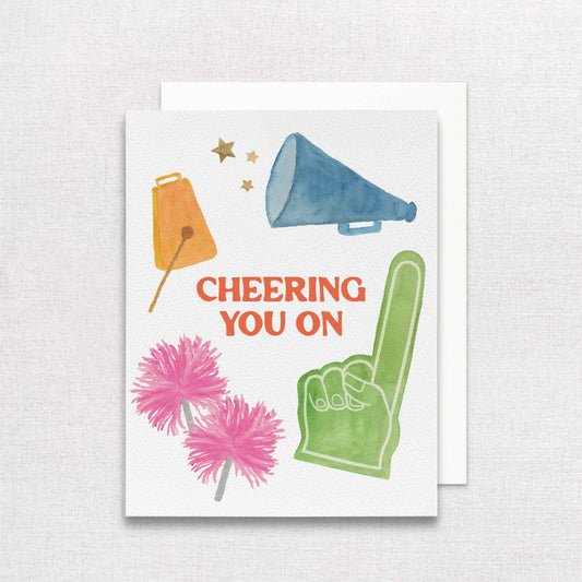 Cheering You On Good Luck Greeting Card