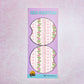 2 Car Coasters, Pink Rose Stripes