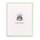 Happy Cake Day - Letterpress Birthday Greeting Card