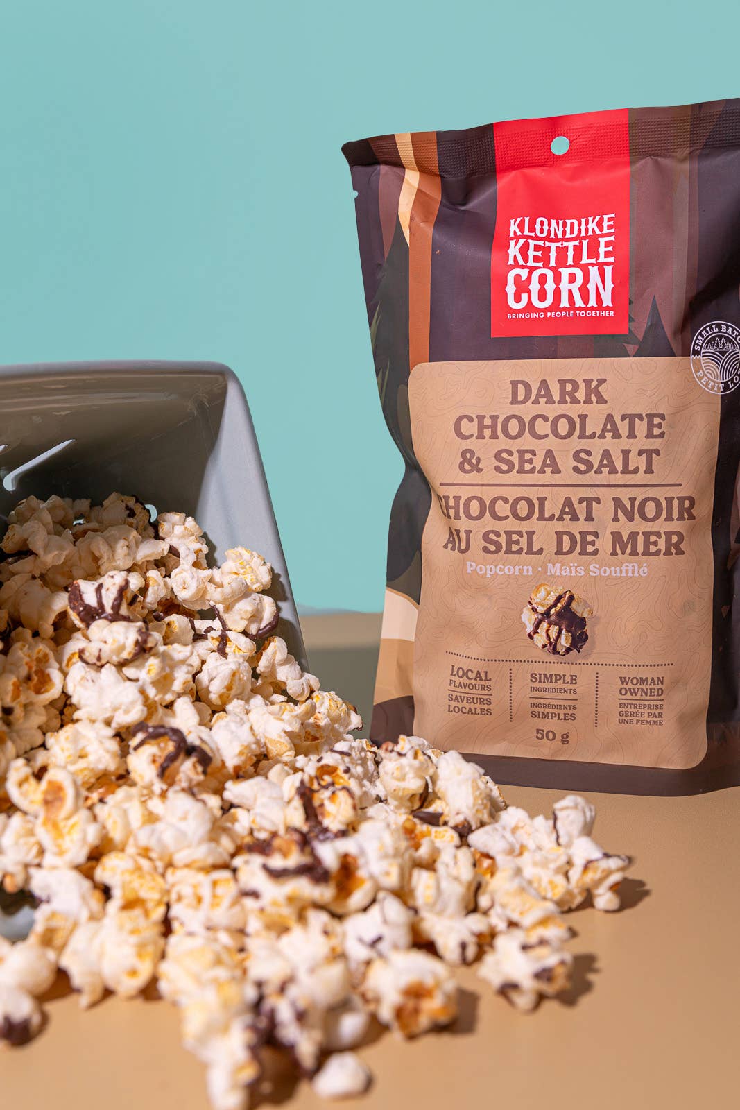 Dark Chocolate & Sea Salt Popcorn: Regular