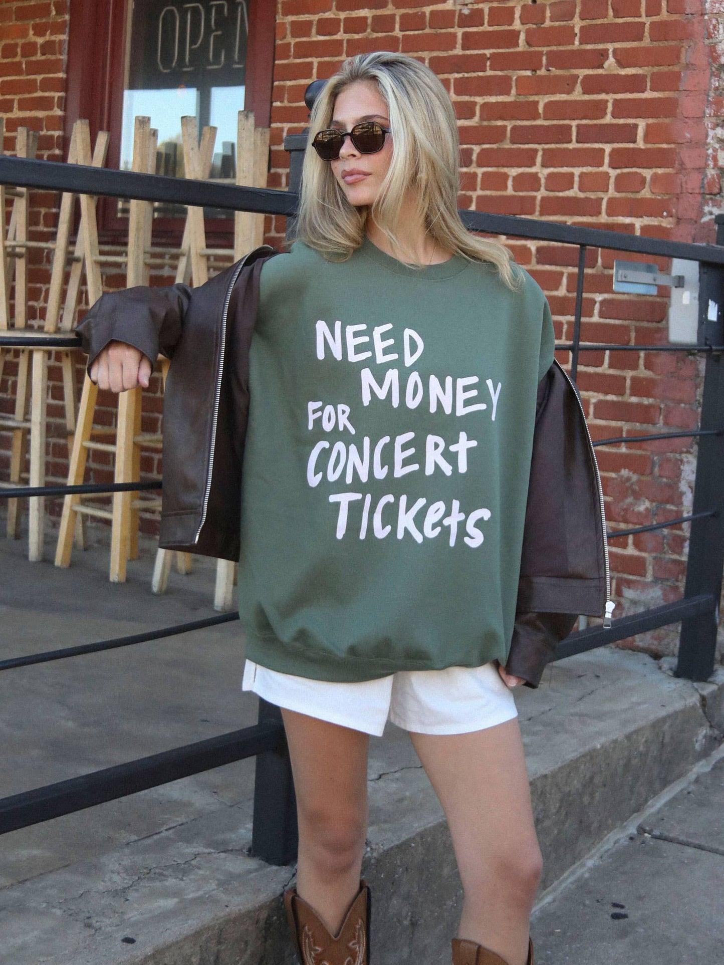 Friday +Saturday Concert Tickets Sweatshirt