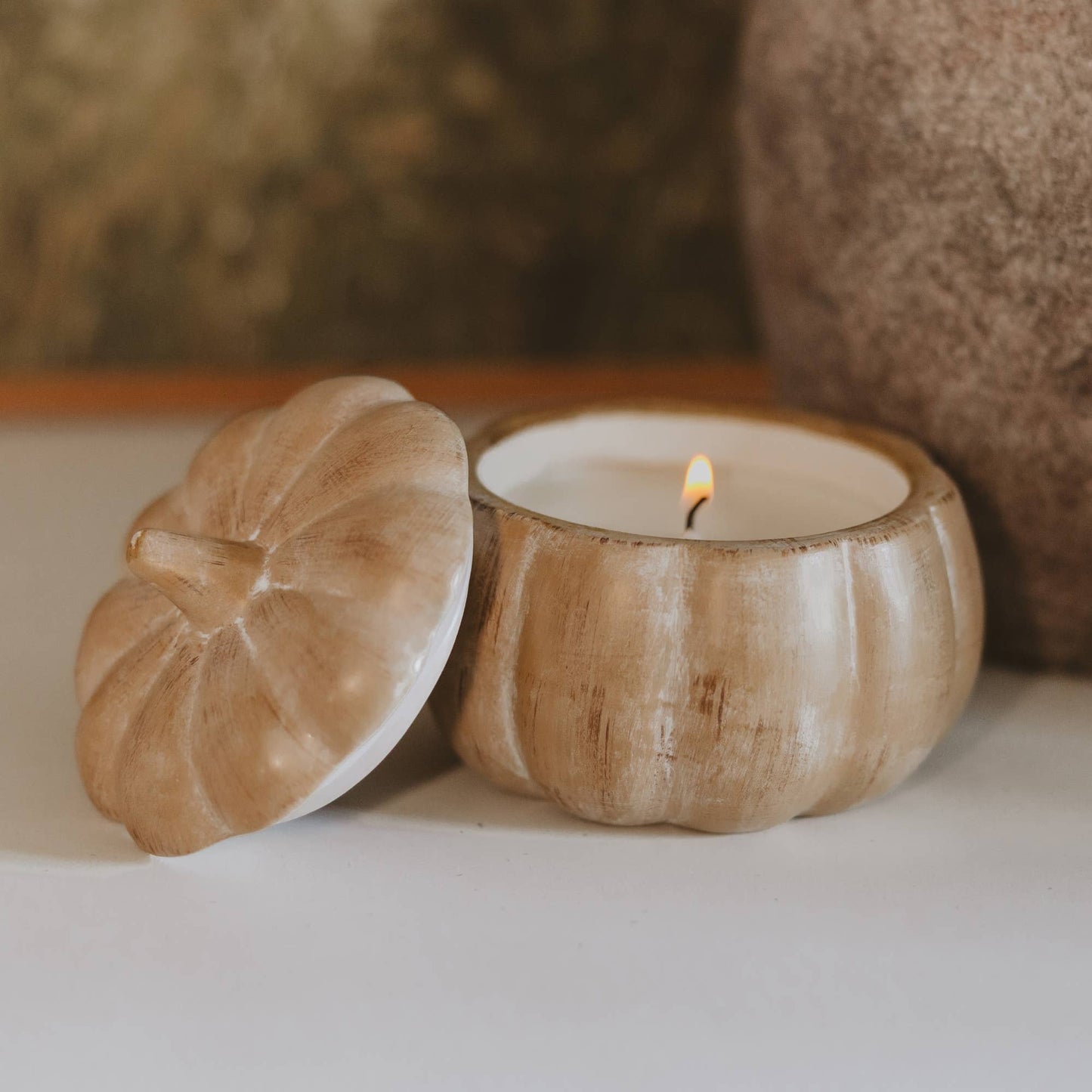 Pumpkin Spice Soy Candle - 8 oz Pumpkin Jar
