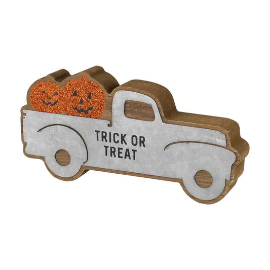 Trick Or Treat Galvanized Truck