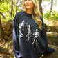 Friday + Saturday Dancing Skeletons Mockneck