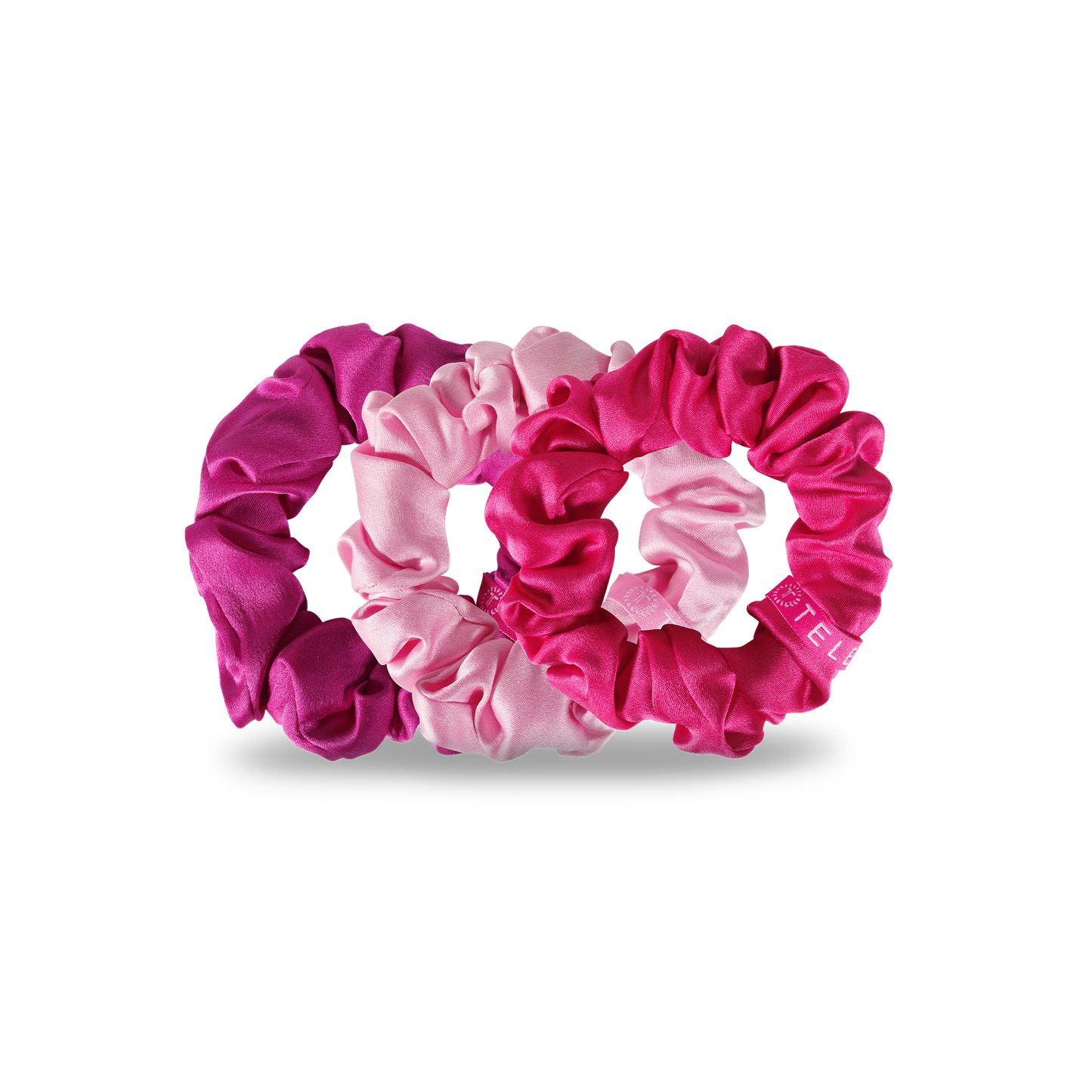 Teleties Silk Hair Scrunchie | Large | Rose All Day