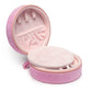 Living Royal Velvet Jewelry Zip Case Rose