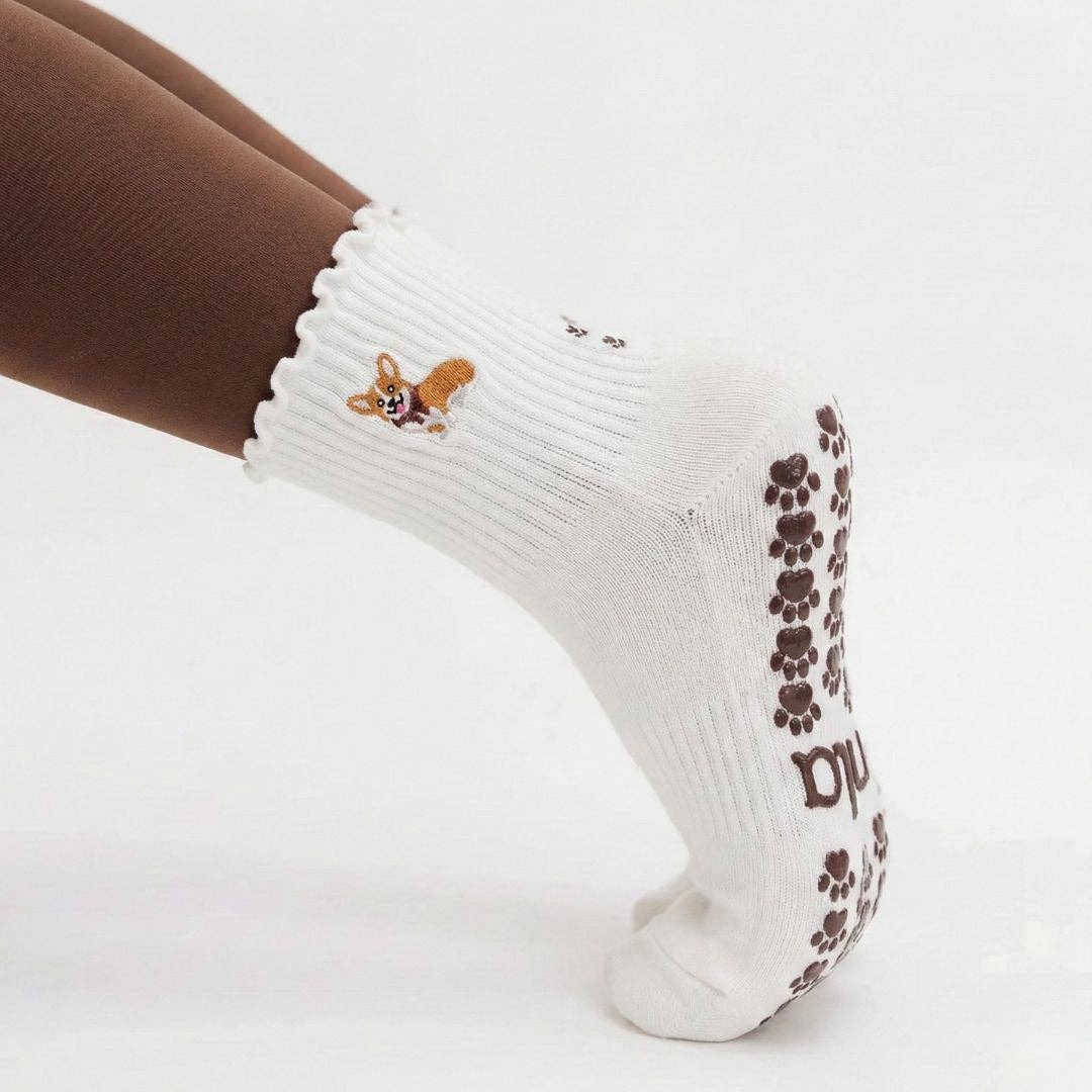 Corgi Grip Socks