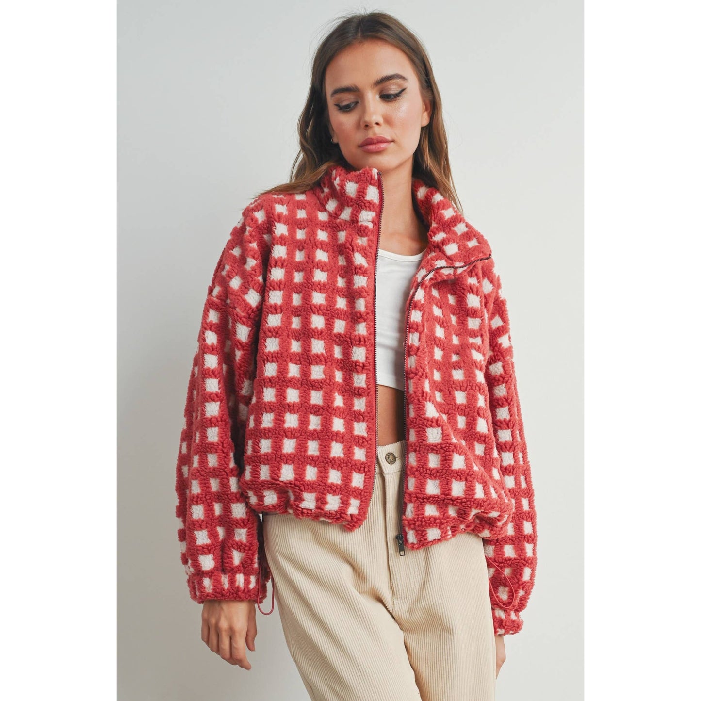 Fuzzy Sherpa Jacket