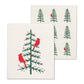 Cardinals in a Tree Set of 2 Dish Cloths