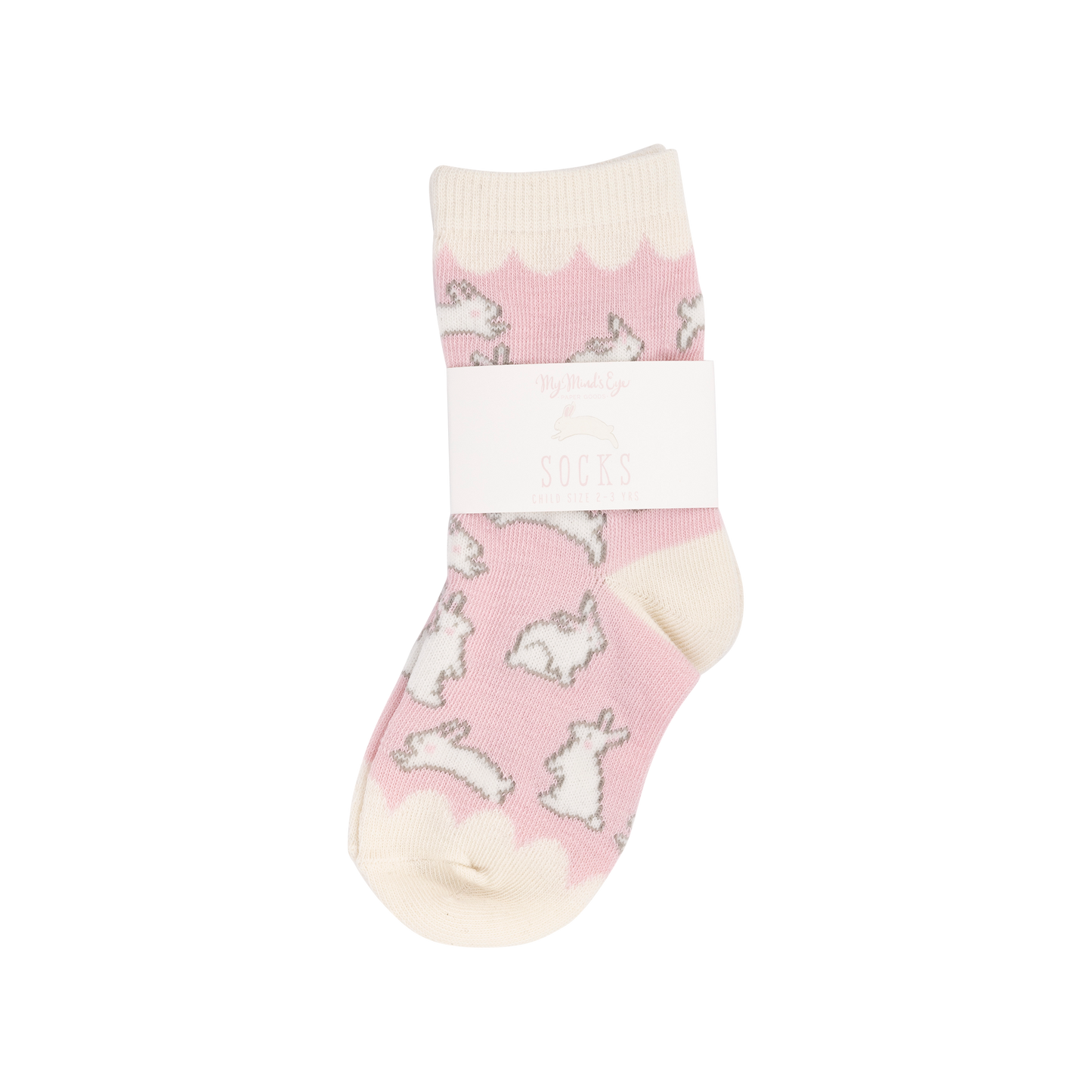 Sweet Bunnies Socks: Child Medium